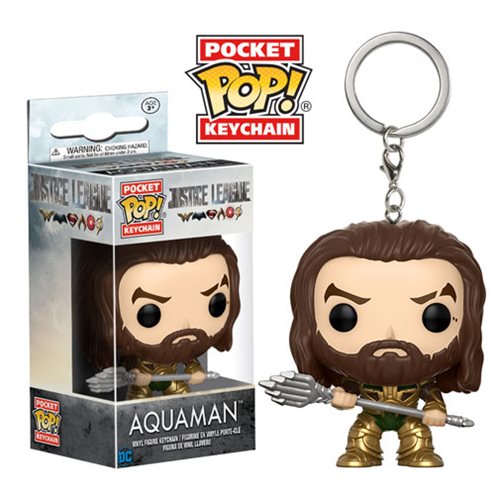 Filme Liga da Justiça Aquaman Pocket Pop Chaveiro FU13792lg