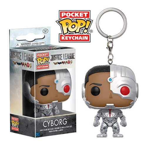 Filme Liga da Justiça Cyborg Pocket Pop Chaveiro FU13793lg