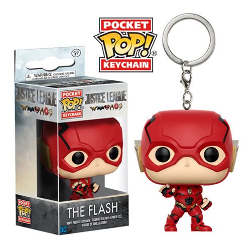 Filme Liga da Justiça The Flash Pocket Pop Chaveiro FU13791lg