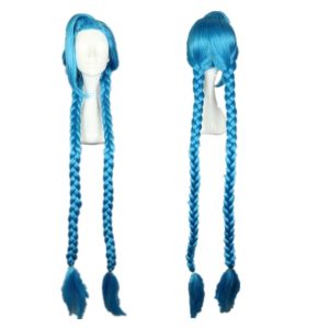 peruca cosplay jinx league of legends