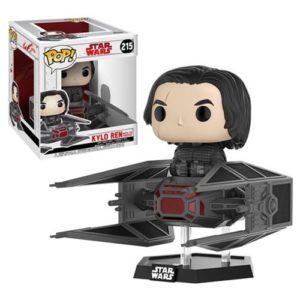 Star Wars The Last Jedi Kylo Ren in TIE Fighter Deluxe Pop! Vinyl Bobble Head #215 FU20154lg